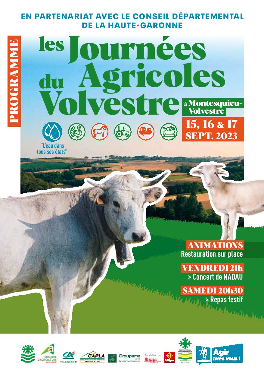 JOURNEES AGRICOLES DU VOLVESTRES