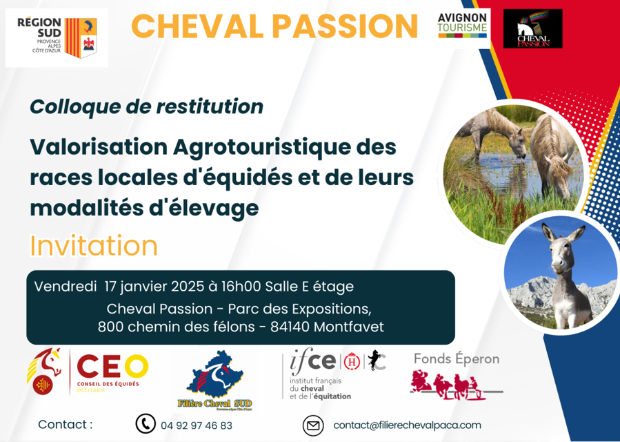 Valorisation agrotouristique des races locales d'équidés et leur modalité d'élevage