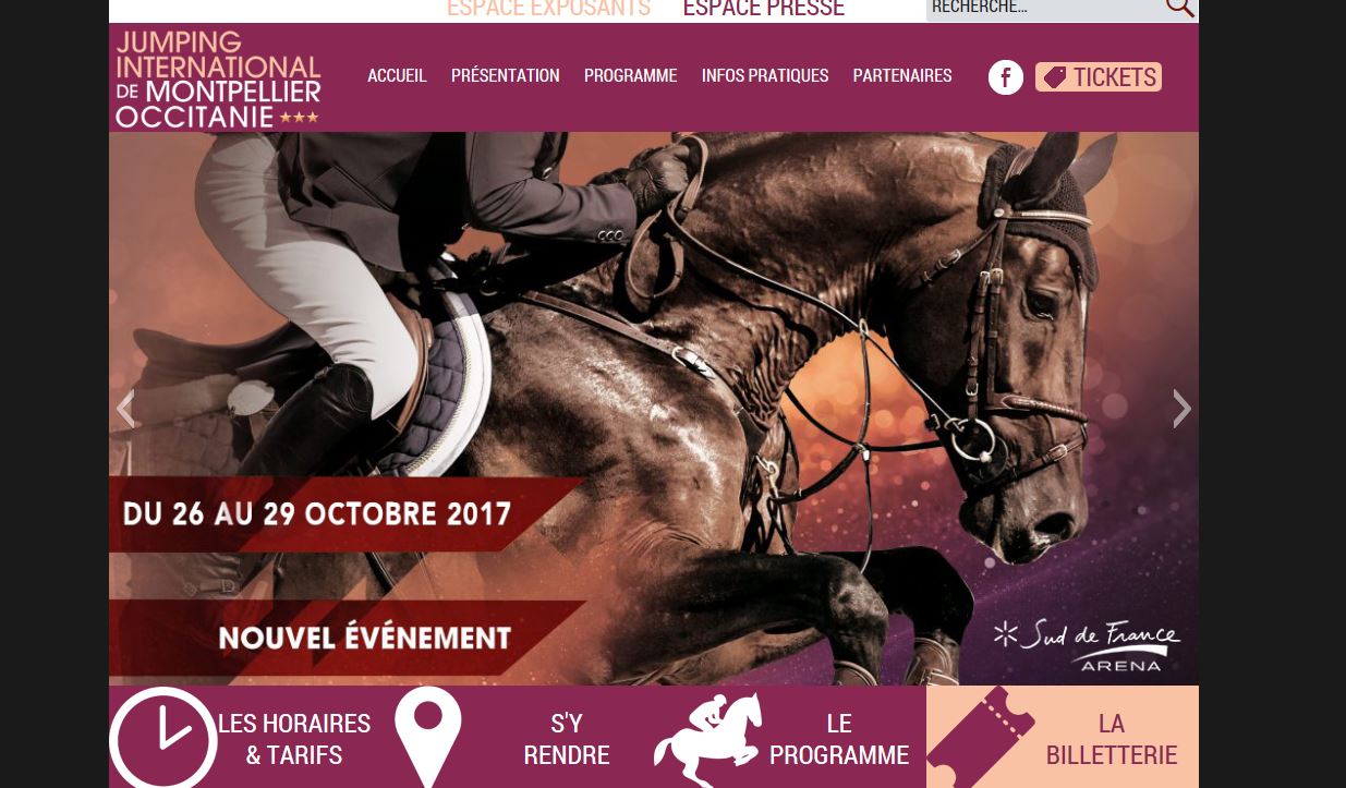 Jumping International de Montpellier 26/29 octobre 2017